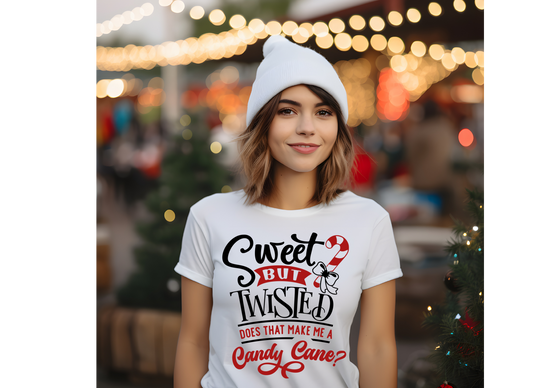 Sweet but Twisted Does that Make me A Candy Cane T-Shirt